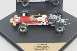 Lotus Ford 49 #2 D.Attwood, Monaco GP  1969, red, Formula 1, QFC99029, Quartzo 1:43