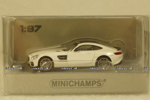 Mercedes Brabus 600 AUF Basis AMG GT S 2015 white, 870037322, Minichamps 1:87