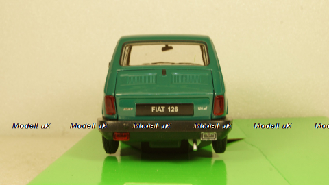 Fiat 126 green, 24066, Welly 1:24