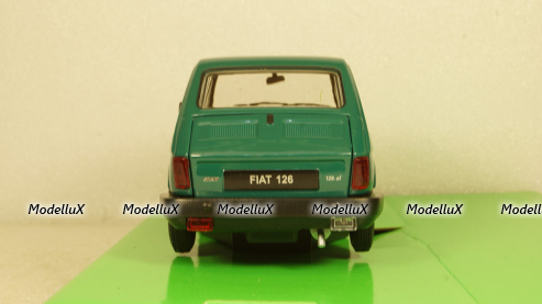 Fiat 126 green, 24066, Welly 1:24
