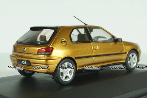 Peugeot 306 S16 1994, gold metallic, 4311402, Solido 1:43