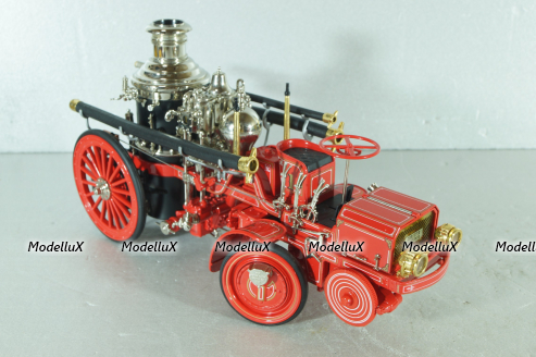 Christie front-wheel drive steam automobile from 1912, red, Franklin Mint 1:24