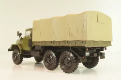 Зил-131НА, бортовой с тентом 1986, хаки, Автолегенды СССР, Грузовики 1:43 ( С доработками)