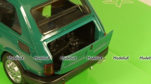 Fiat 126 green, 24066, Welly 1:24