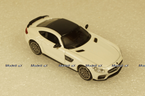 Mercedes Brabus 600 AUF Basis AMG GT S 2015 white, 870037322, Minichamps 1:87