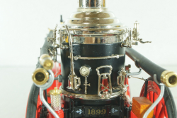 Christie front-wheel drive steam automobile from 1912, red, Franklin Mint 1:24