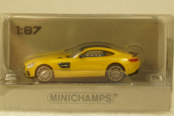 Mercedes Brabus 600 AUF Basis AMG GT S 2015 Gold, 870037322, Minichamps 1:87