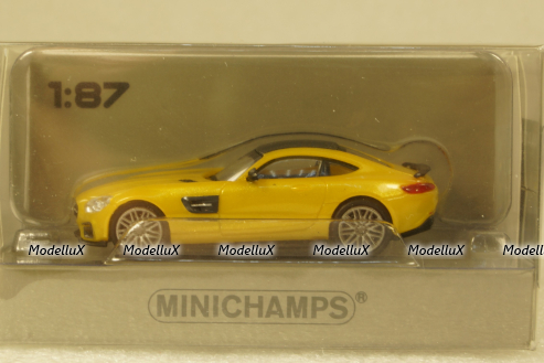 Mercedes Brabus 600 AUF Basis AMG GT S 2015 Gold, 870037322, Minichamps 1:87
