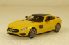 Mercedes Brabus 600 AUF Basis AMG GT S 2015 Gold, 870037322, Minichamps 1:87