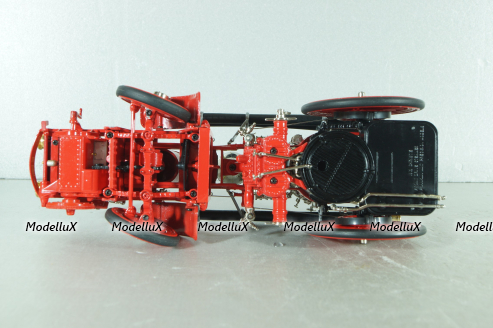 Christie front-wheel drive steam automobile from 1912, red, Franklin Mint 1:24