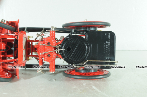 Christie front-wheel drive steam automobile from 1912, red, Franklin Mint 1:24