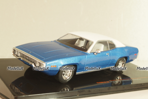 Plymouth Satellite Sebring Plus 1971, blue/white, CLC601, IXO 1:43