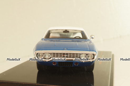 Plymouth Satellite Sebring Plus 1971, blue/white, CLC601, IXO 1:43