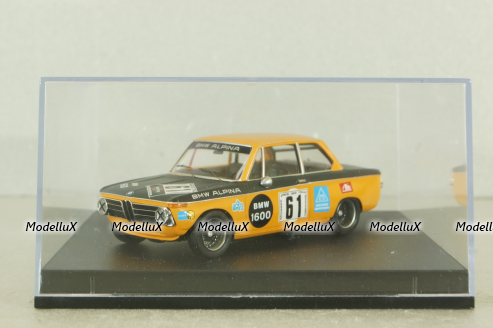 BMW 1602  #61 DRM  Nurburgring 1970, orange. N.Lauda/R.Herzog, Trofeu 1:43