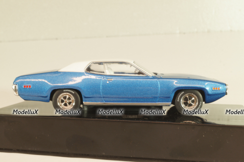 Plymouth Satellite Sebring Plus 1971, blue/white, CLC601, IXO 1:43