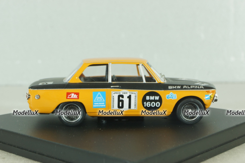 BMW 1602  #61 DRM  Nurburgring 1970, orange. N.Lauda/R.Herzog, Trofeu 1:43