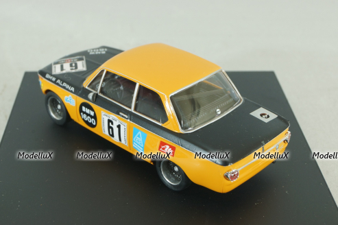 BMW 1602  #61 DRM  Nurburgring 1970, orange. N.Lauda/R.Herzog, Trofeu 1:43