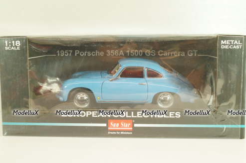 Porsche 956A 1500 GS 1957, light blue, SUN1342, Sun Star 1:18