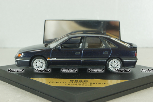 Renault Saffrane 1992, dark blue, 083C, Vitesse 1:43