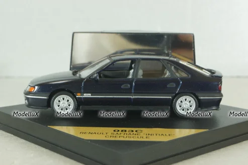Renault Saffrane 1992, dark blue, 083C, Vitesse 1:43