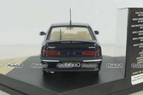 Renault Saffrane 1992, dark blue, 083C, Vitesse 1:43