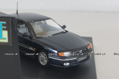 Renault Saffrane 1992, dark blue, 083C, Vitesse 1:43