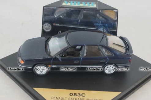 Renault Saffrane 1992, dark blue, 083C, Vitesse 1:43