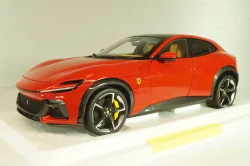 Ferrari Purosangue with panoramic roof, 2022, red, BBR18053B, BBR 1:18