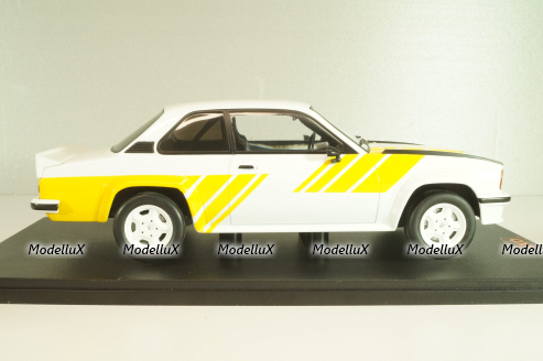 Opel Ascona B 400 1982, white/yellow, CMC127.22, IXO 1:18