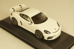 Porsche 718 Cayman GT4 Clubsport 2020 White, 410196100, Minichamps 1:43