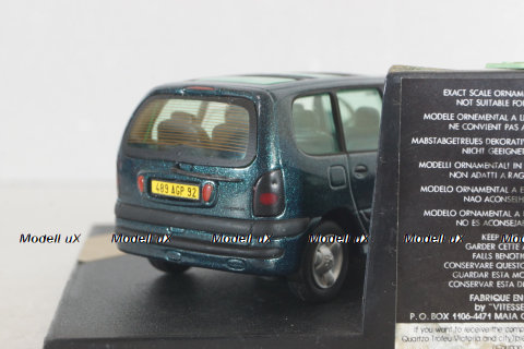 Renault Espace III 1997, dark green, М079В, Vitesse 1:43