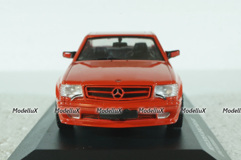 Mercedes-Benz 560SEC AMG (C126) Wide Body 1990, red, 4310902, Solido 1:43
