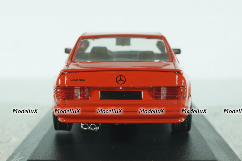 Mercedes-Benz 560SEC AMG (C126) Wide Body 1990, red, 4310902, Solido 1:43