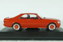 Mercedes-Benz 560SEC AMG (C126) Wide Body 1990, red, 4310902, Solido 1:43