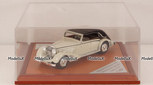 Maybach Zeppelin DS8 Stromlinien-Cabrio Spohn 1934, light grey/black (L.E.300pcs), CMF43015, CMF 1:43