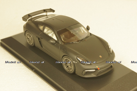 Porsche 718 Cayman GT4 Clubsport 2020 Matt Black, 410196101, Minichamps 1:43