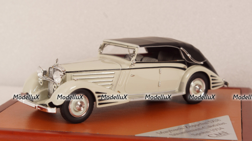 Maybach Zeppelin DS8 Stromlinien-Cabrio Spohn 1934, light grey/black (L.E.300pcs), CMF43015, CMF 1:43