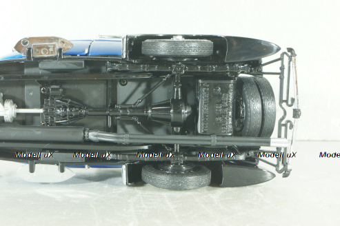 Duesenberg J Victoria 1933, blue/black, Franklin Mint 1:24