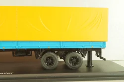 Маз-5432 тягач с п/прицеп Маз-93971 1983, красный/синий,  47050, Premium Classixxs 1:43