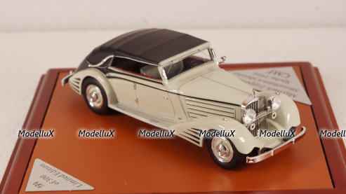 Maybach Zeppelin DS8 Stromlinien-Cabrio Spohn 1934, light grey/black (L.E.300pcs), CMF43015, CMF 1:43