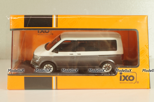 Volkswagen T6 Multivan 2017, grey/white, CLC595, IXO 1:43