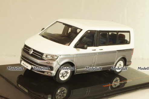 Volkswagen T6 Multivan 2017, grey/white, CLC595, IXO 1:43