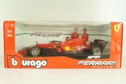 Ferrari SF21 #55 Formula 1 2021, Carlos Sainz jr., 18-16809, Bburago 1:18