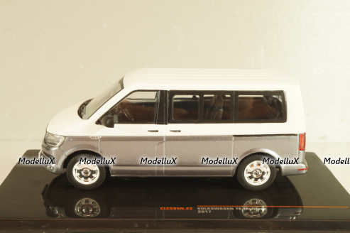 Volkswagen T6 Multivan 2017, grey/white, CLC595, IXO 1:43