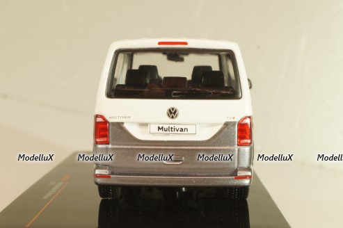 Volkswagen T6 Multivan 2017, grey/white, CLC595, IXO 1:43