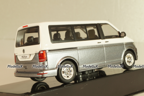 Volkswagen T6 Multivan 2017, grey/white, CLC595, IXO 1:43