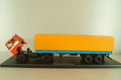 Маз-5432 тягач с п/прицеп Маз-93971 1983, красный/синий,  47050, Premium Classixxs 1:43