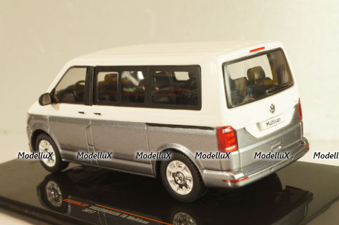 Volkswagen T6 Multivan 2017, grey/white, CLC595, IXO 1:43