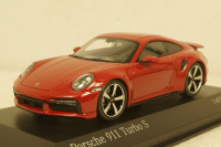 Porsche 911 (992) Turbo S 2020, red, 410069475, Minichamps 1:43