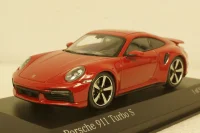 Porsche 911 (992) Turbo S 2020, red, 410069475, Minichamps 1:43